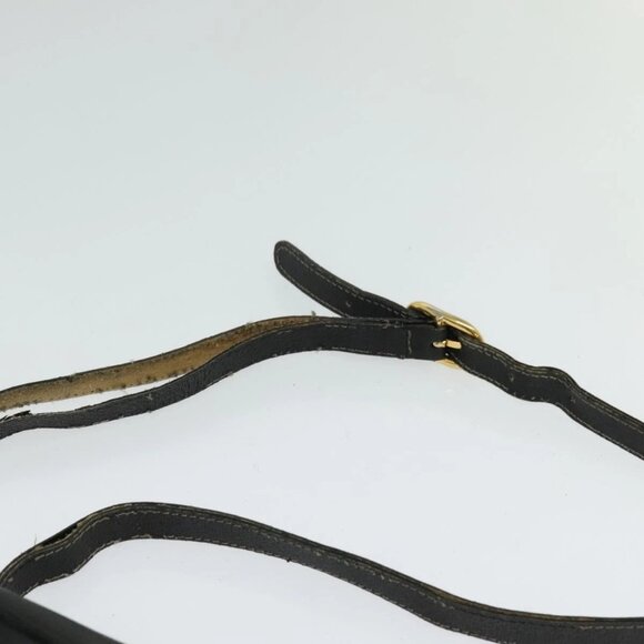 GUCCI GG Supreme Web Sherry Line Bag PVC Black Gold 119 02 087 Auth 120941 - Picture 9 of 16